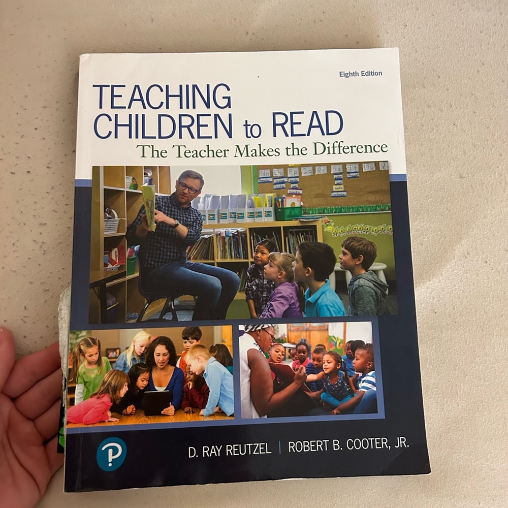 “Teaching children how to read” textbook